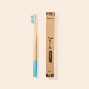 sustainable, zero waste, earth-friendly, plastic-free Bamboo Toothbrush | Round Handle - Bamboo Switch