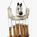 sustainable, zero waste, earth-friendly, plastic-free Bamboo Windchime - Horse Shoe - Bamboo Switch