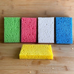 sustainable, zero waste, earth-friendly, plastic-free Cellulose Natural Cleaning Sponge - Bamboo Switch