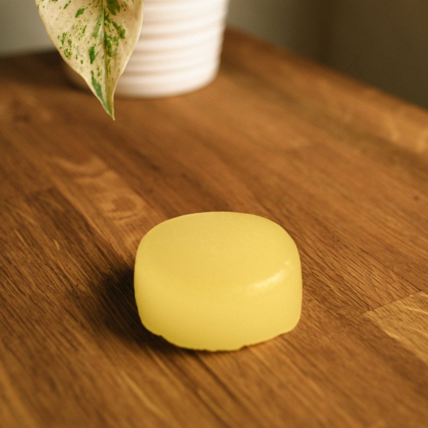 sustainable, zero waste, earth-friendly, plastic-free Conditioner Bar | Chamomile - Bamboo Switch