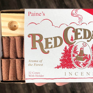 sustainable, zero waste, earth-friendly, plastic-free Log Cabin Incense Refills - Bamboo Switch