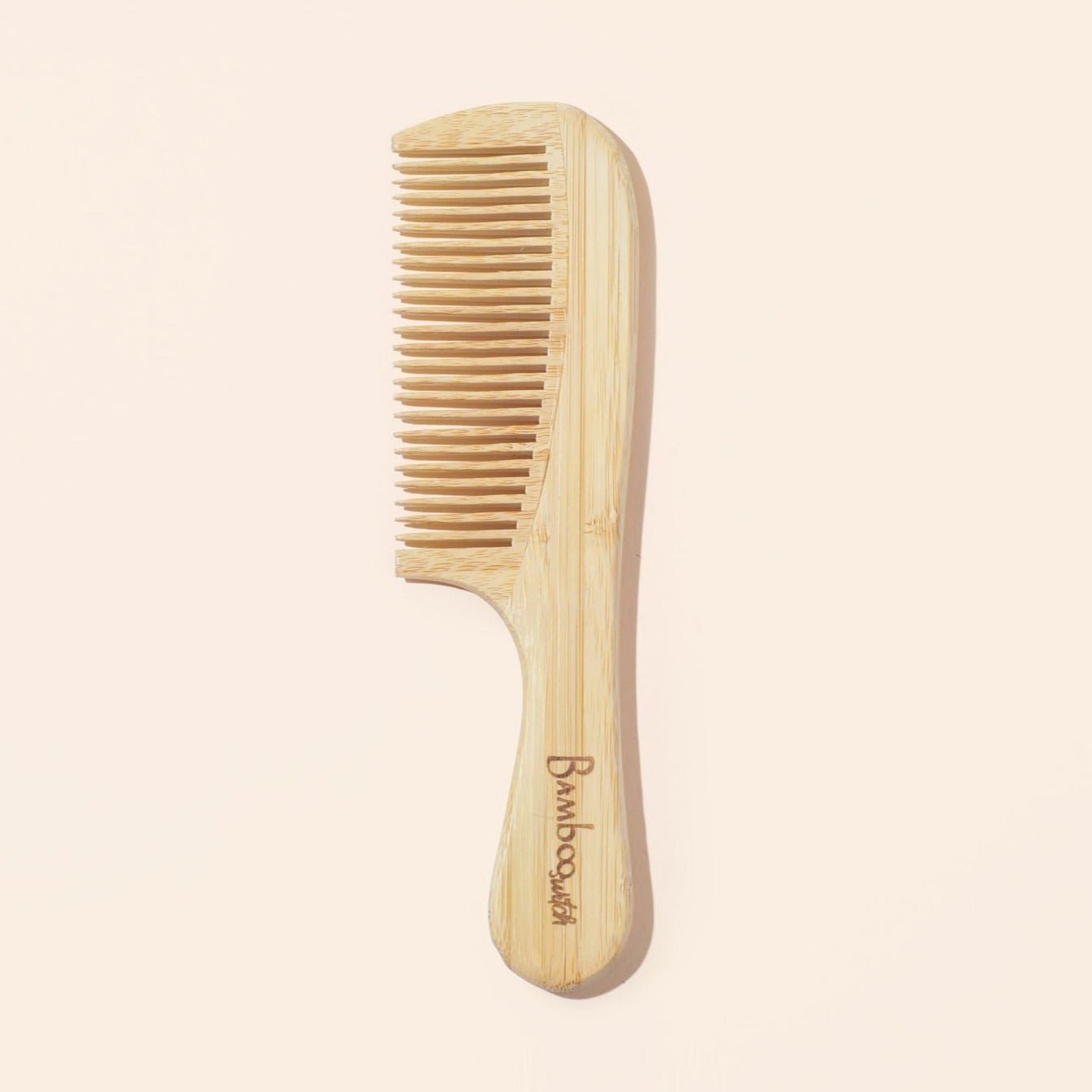 sustainable, zero waste, earth-friendly, plastic-free Natural Bamboo Comb with Handle - Bamboo Switch