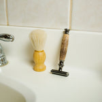 sustainable, zero waste, earth-friendly, plastic-free Natural Bristle Shave Brush | Men's Shaving - Bamboo Switch