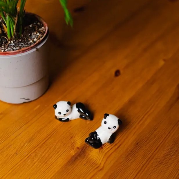 sustainable, zero waste, earth-friendly, plastic-free Panda Chopstick Rest | Set of 2 - Bamboo Switch