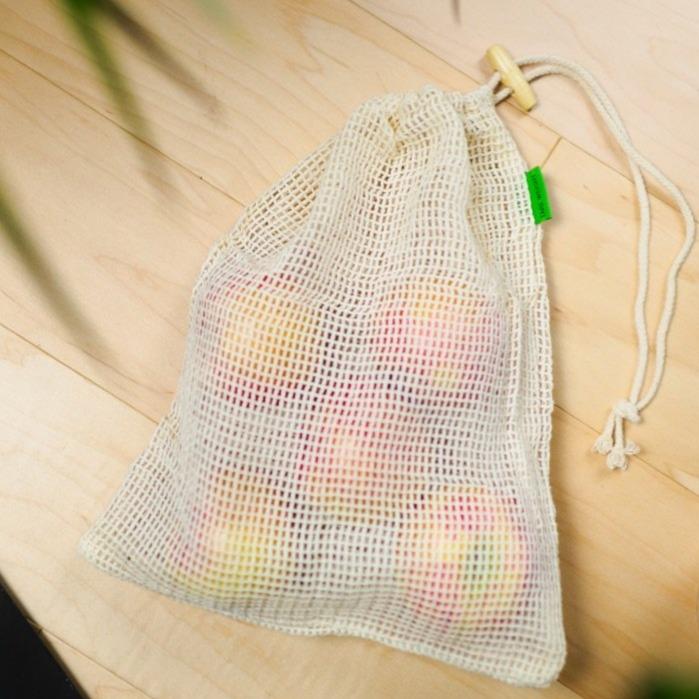 Organic Cotton Produce Bags | 2 Pack - Bamboo Switch