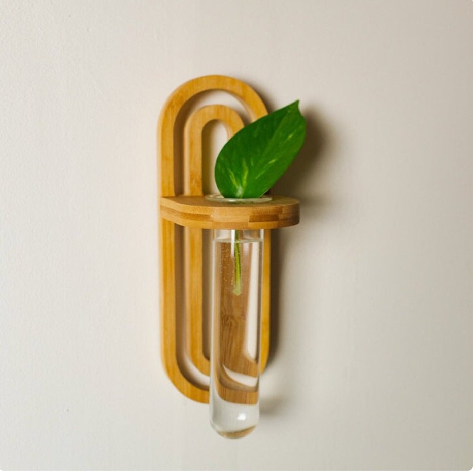 sustainable, zero waste, earth-friendly, plastic-free Propagation Wall Hanger - Bamboo Switch