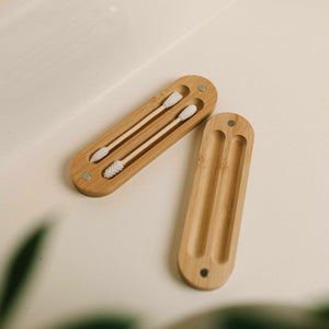 sustainable, zero waste, earth-friendly, plastic-free Reusable Bamboo Ear Bud - Bamboo Switch