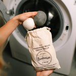 sustainable, zero waste, earth-friendly, plastic-free Set of 6 Organic Wool Dryer Balls - Bamboo Switch