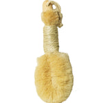 sustainable, zero waste, earth-friendly, plastic-free Sisal Dry Brush - Bamboo Switch
