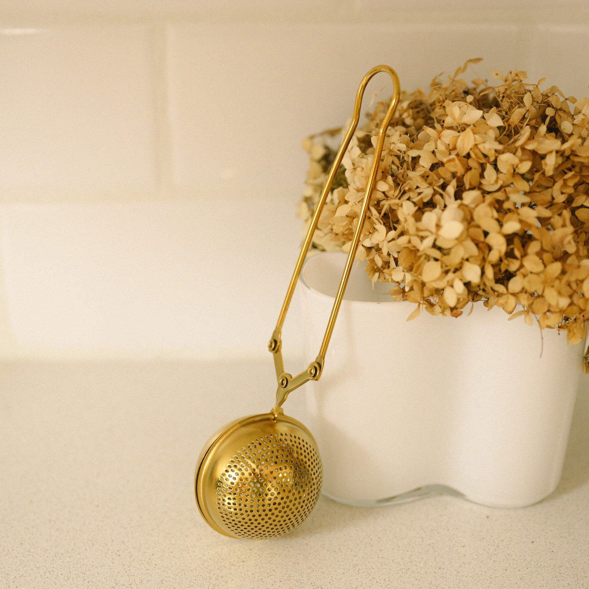 Tea Strainer Filter | Stainless Steel - Bamboo Switch