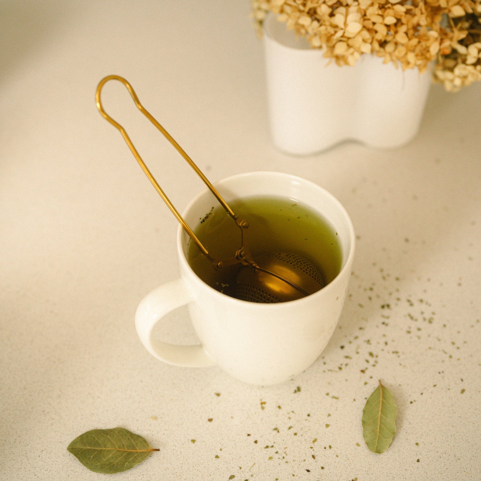 Tea Strainer Filter | Stainless Steel - Bamboo Switch