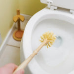 sustainable, zero waste, earth-friendly, plastic-free Toilet Brush Cleaner & Stand - Bamboo Switch