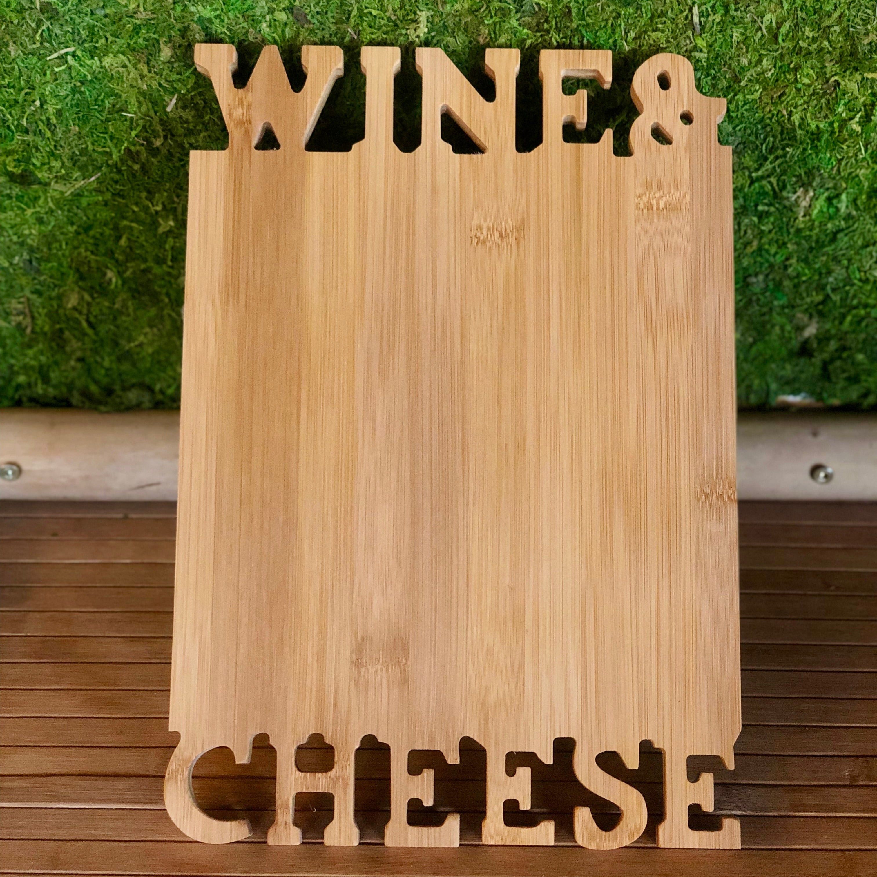 Wine and Cheese Bamboo Cutting Board - Bamboo Switch